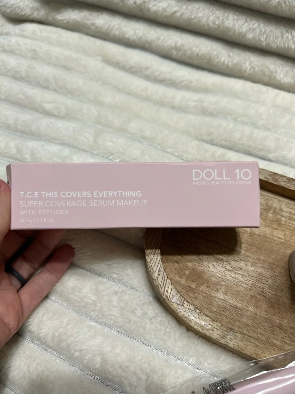 Doll 10 T.C.E This Covers Everything Serum W Peptides Light/Med W/ New Brush
